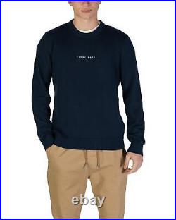 Tommy Hilfiger Jeans Round Neck Long Sleeve Knit Sweater Knitwear Blue