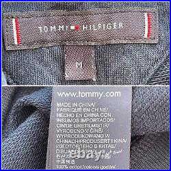 Tommy Hilfiger Men's Blue Logo Hoodie Sweater Jumper M Sky Captain 100%Cotton