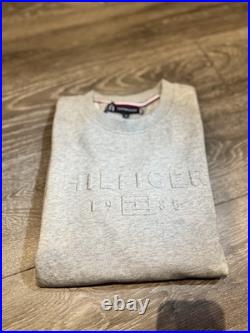 Tommy Hilfiger Men's Grey Long Sleeve Sweater Jumper Size M
