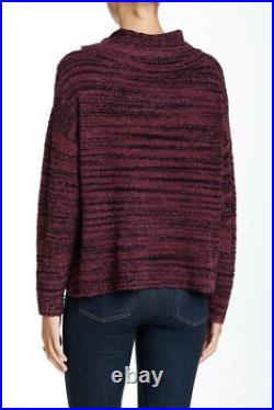 Tracy Reese 132680 Womens Cowl Neck Pullover Sweater Purple Size Medium