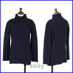 Tricot COMME des GARCONS High neck Wool Knit Sweater Size S-M(K-117766)