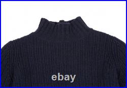 Tricot COMME des GARCONS High neck Wool Knit Sweater Size S-M(K-117766)