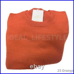 UNIQLO Cashmere Sweater S-4XL Long-Sleeve Crew-Neck Hand-Washable Men 478543 NWT