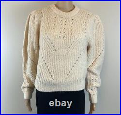 Ulla Johnson Jasper Pullover Sweater in Dawn Puffed Sleeve M NWT