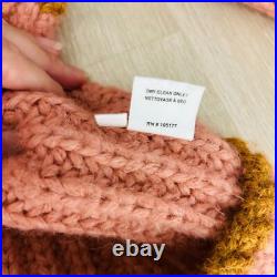 Ulla Johnson Sweater Size Medium Lorena Baby Alpaca Wool Pink Crew Neck Jumper