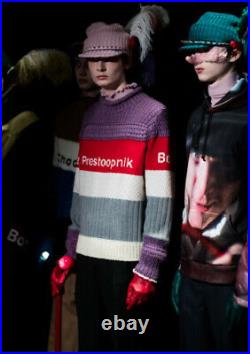 Undercover Jun Takahashi Colorblock Sweater Red Purple, Men's Size 4 (US Medium)