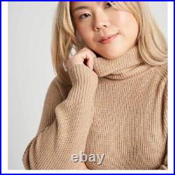 Universal Standard Size M / AU 22 Plus Size Turtleneck Knit Wool Sweater Jumper