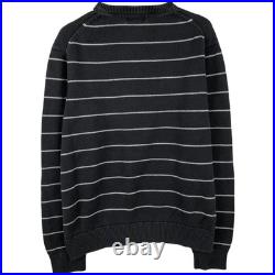 Used NAUTICA Striped Cotton Knit Sweater Men's Size M