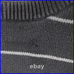 Used NAUTICA Striped Cotton Knit Sweater Men's Size M