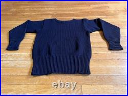 VINTAGE Gimbel Brothers Wool Sweater Men's 40 (Fits M) Navy Blue