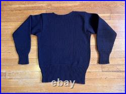VINTAGE Gimbel Brothers Wool Sweater Men's 40 (Fits M) Navy Blue