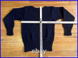 VINTAGE Gimbel Brothers Wool Sweater Men's 40 (Fits M) Navy Blue