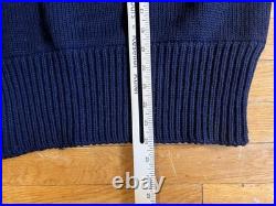 VINTAGE Gimbel Brothers Wool Sweater Men's 40 (Fits M) Navy Blue