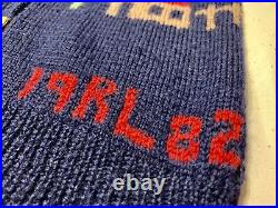 VINTAGE RL82 Ralph Lauren Hand Knit GREAT BRITAIN Fair Isle Family Farm Sweater