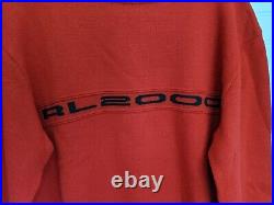 VTG 90s Polo Ralph Lauren RL2000 Red Knit Wool Sweater Men's L1992 Med