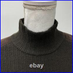 Valentino Wool Cashmere Sweater Jumper Womens Medium Brown Old Money Luxury