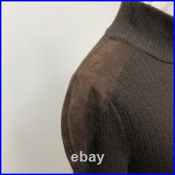 Valentino Wool Cashmere Sweater Jumper Womens Medium Brown Old Money Luxury