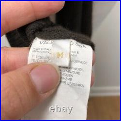 Valentino Wool Cashmere Sweater Jumper Womens Medium Brown Old Money Luxury
