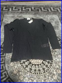 Vejas Maksimas Black Gauze Skin Sweater