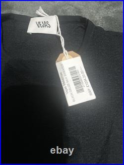 Vejas Maksimas Black Gauze Skin Sweater
