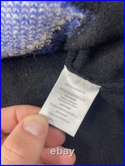 Veronica Beard Ayala Intarsia Floral Merino Wool Pullover Sweater Jumper Medium