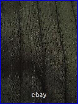 Veronica Beard Delilah Sweater Ribbed Metallic Trim Wool Blue Teal Green SZ M