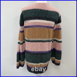 Veronica Beard Elizabeth Cardigan Sweater Jumper Womens Medium Stripe Mid Length Veronica Beard Elizabeth Cardigan Sweater Jumper Womens Medium Stripe Mid Length