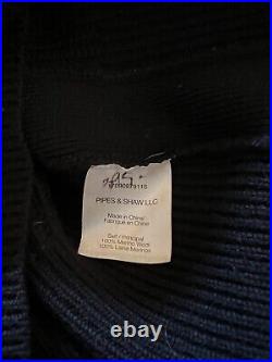 Veronica Beard Simi Sweater Wool Ribbed Button shoulder Crewneck Black Size M