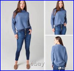 Vince Plush Cashmere Funnel Neck Sweater Size Medium FLAWLESS $448