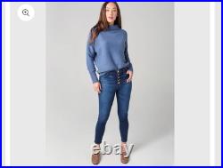 Vince Plush Cashmere Funnel Neck Sweater Size Medium FLAWLESS $448