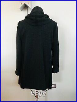 Vince Sweater Coat with hood CASHMERE WOOL ALPACA M