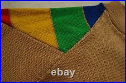 Vintage 70s RAINBOW STRIPE SKI SWEATER M/38 Sears Kings Road LGBTQ Wool/jumper