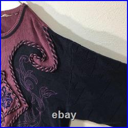 Vintage 90s LongSleeve Multicolor Patterned Sweater made in JAPAN Size M Vintage 90s LongSleeve Multicolor Patterned Sweater made in JAPAN Size M