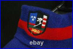 Vintage 90s Polo Ralph Lauren Suicide Ski Turtleneck Sweater Shirt Mens L