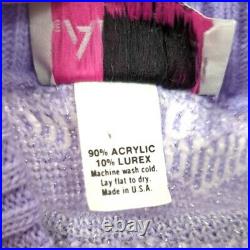 Vintage Adele Knitwear Sweater Dalmatian Pastel Dogs Fairy Kei Hearts Kawaii 80s