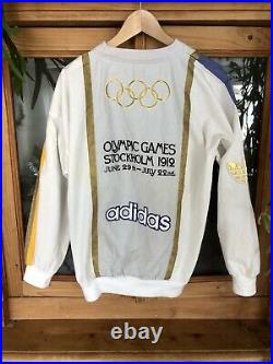 Vintage Adidas Olympic Games Sweater size D5 / M Munich 1972 München Dead Stock