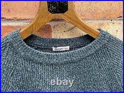 Vintage Boneville Raglan Knit Jumper Sweater Medium Green Massimo Osti