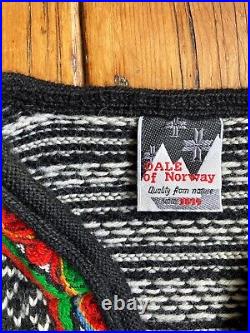 Vintage Dale Of Norway Mens Sweater Jumper 100% Pure Wool Size Medium M