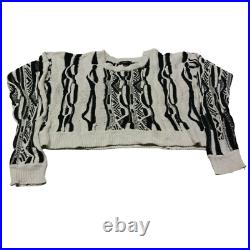Vintage Forever 21 Coogi Style Sweater Pullover Crewneck Cosby Biggie Size M
