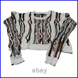 Vintage Forever Coogi Style Sweater Pullover Crewneck Cosby Biggie Jumper Size M Vintage Forever Coogi Style Sweater Pullover Crewneck Cosby Biggie Jumper Size M