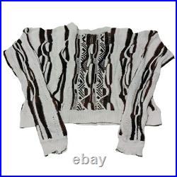 Vintage Forever Coogi Style Sweater Pullover Crewneck Cosby Biggie Jumper Size M Vintage Forever Coogi Style Sweater Pullover Crewneck Cosby Biggie Jumper Size M