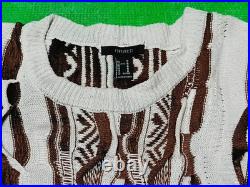 Vintage Forever Coogi Style Sweater Pullover Crewneck Cosby Biggie Jumper Size M Vintage Forever Coogi Style Sweater Pullover Crewneck Cosby Biggie Jumper Size M