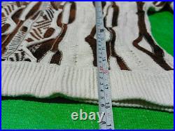 Vintage Forever Coogi Style Sweater Pullover Crewneck Cosby Biggie Jumper Size M Vintage Forever Coogi Style Sweater Pullover Crewneck Cosby Biggie Jumper Size M