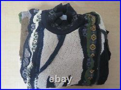 Vintage Genuine Original Coogi 3D Turtle Neck Sweater Jumper L 42-44 Euro 52-55