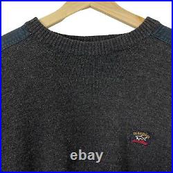 Vintage Grey Paul and Shark Bretagne Sweater Jumper Pullover Medium M PTP 23