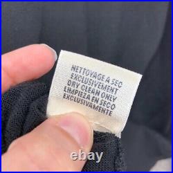 Vintage Hermes Wool Sweater Jumper Womens Medium Black Long Sleeve Tie Neck Vintage Hermes Wool Sweater Jumper Womens Medium Black Long Sleeve Tie Neck