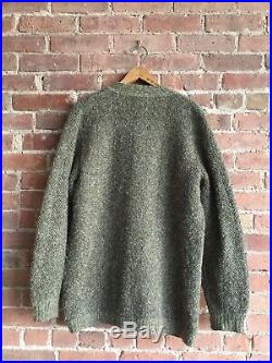 Vintage Missoni Mens Cardigan Sweater, Herringbone Sz Medium Italy