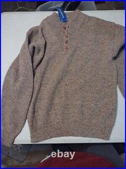 Vintage Pendleton Outdoorsman Sweater Virgin Wool Pullover Size Medium-READ