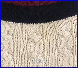 Vintage Polo Ralph Lauren Hand Knit Cricket Cable Sweater
