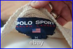 Vintage Polo Ralph Lauren Woman's Polo Bear Golf Sweater Medium Polo Sport M